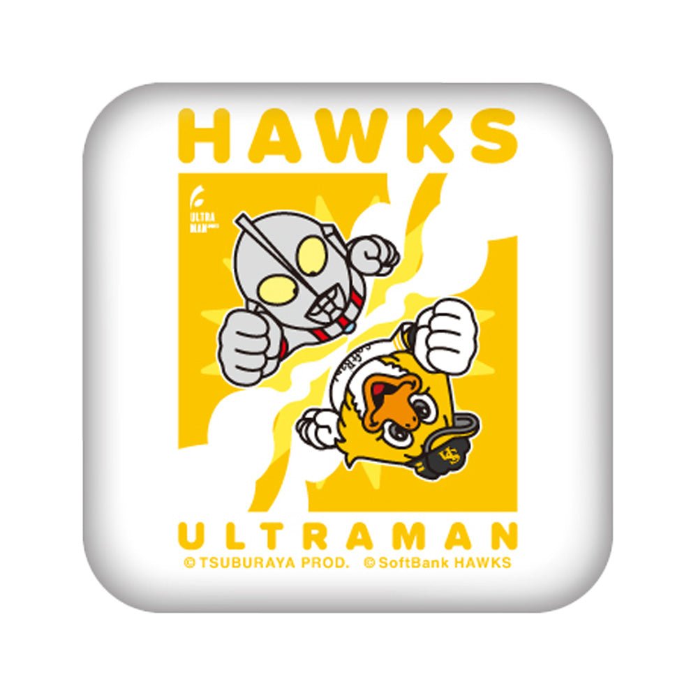 ULTRAMAN ウルトラマン (シリーズ 60周年 ) - ウルトラマン2024×福岡ソフトバンクホークスコラボ / デフォルメ / バッジ - PGS